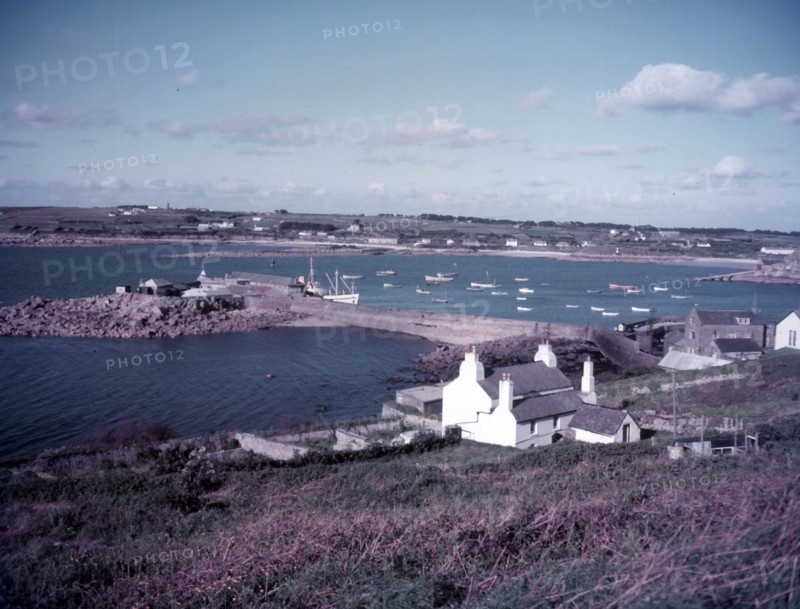 The Quay and St Mary's Pool, Hugh Town, St Mary's, Scilly Isles, c1955. Creator: Arthur Charles Kirby Ware.
