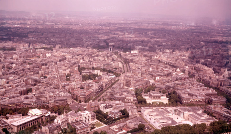 View from the Eiffel Tower, Paris, France, c1955.  Creator: Arthur Charles Kirby Ware.