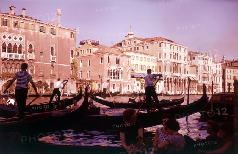 Gondolas, Venice, Italy, c1955.  Creator: Arthur Charles Kirby Ware.