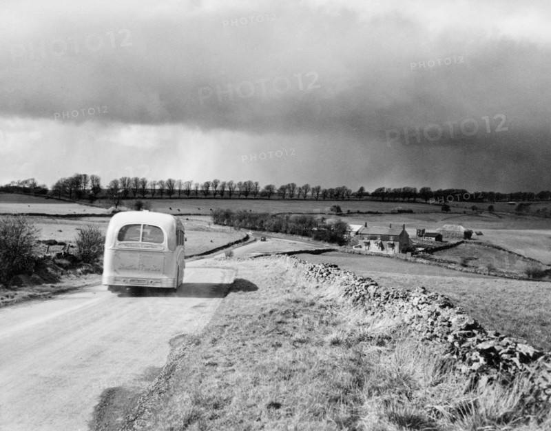 Landscape near Priddy, Somerset, c1955. Creator: Arthur Charles Kirby Ware.