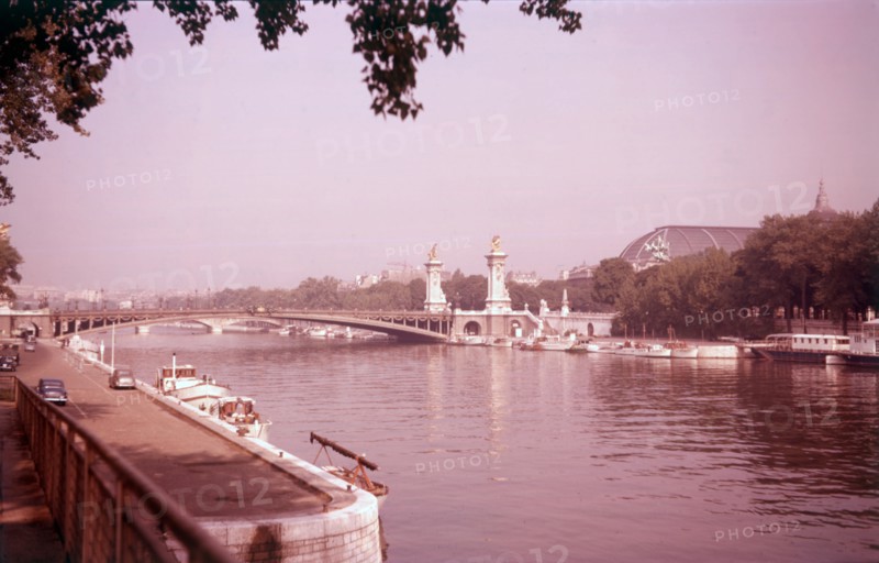 Pont Alexandre III and the Grand Palais, Paris, France, c1955. Creator: Arthur Charles Kirby Ware.