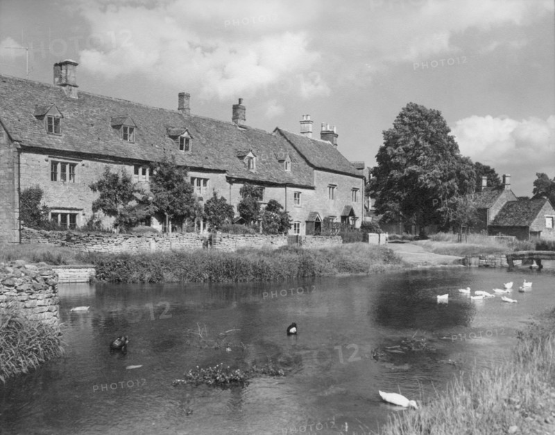 Upper Slaughter, Gloucestershire, c1955. Creator: Arthur Charles Kirby Ware.