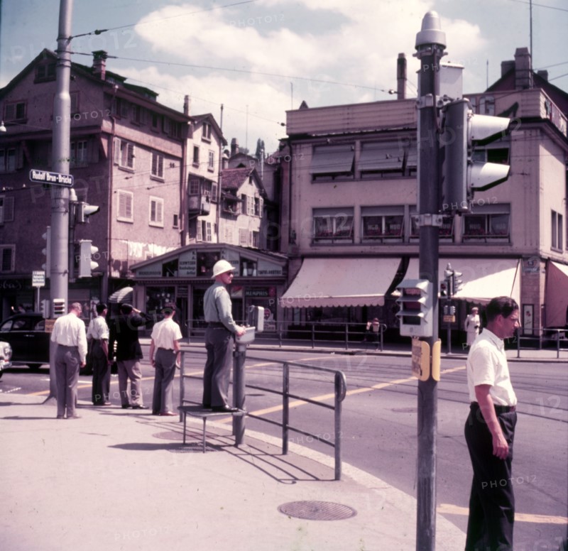 Police traffic control, Zurich, Switzerland, c1955. Creator: Arthur Charles Kirby Ware.