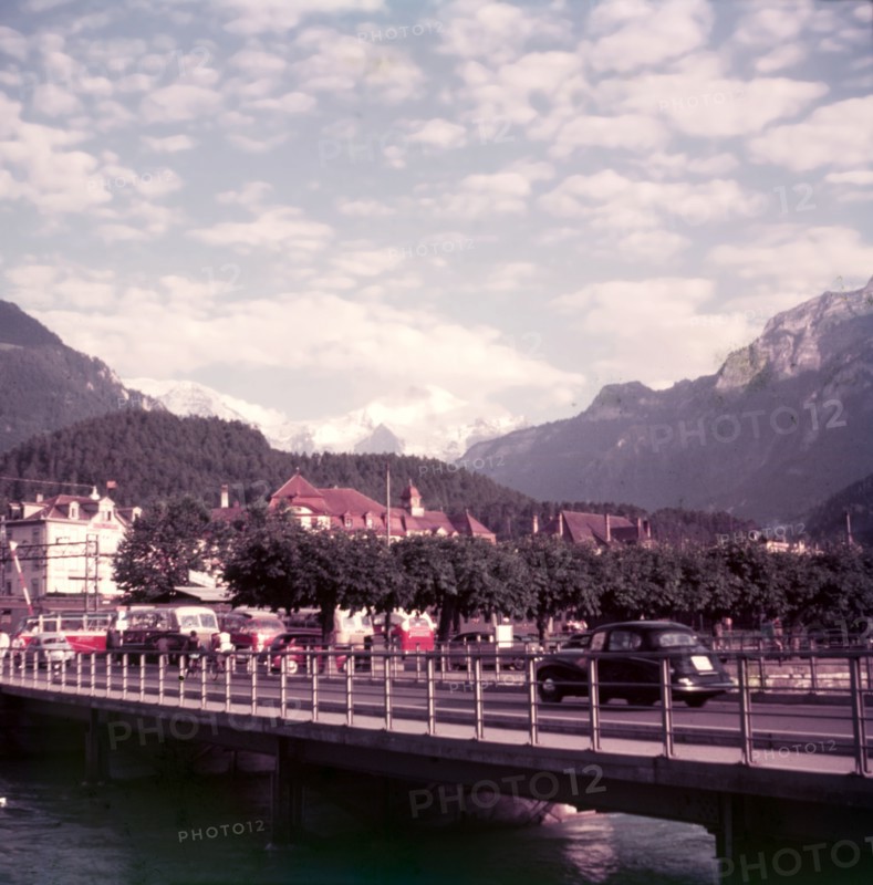 The Jungfrau from Interlaken, Switzerland, c1955.  Creator: Arthur Charles Kirby Ware.