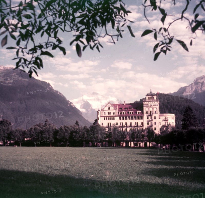 The Jungfrau from Interlaken, Switzerland, c1955.  Creator: Arthur Charles Kirby Ware.