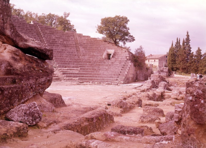 The Roman Theatre, Vaison-la-Romaine, France, c1955.  Creator: Arthur Charles Kirby Ware.