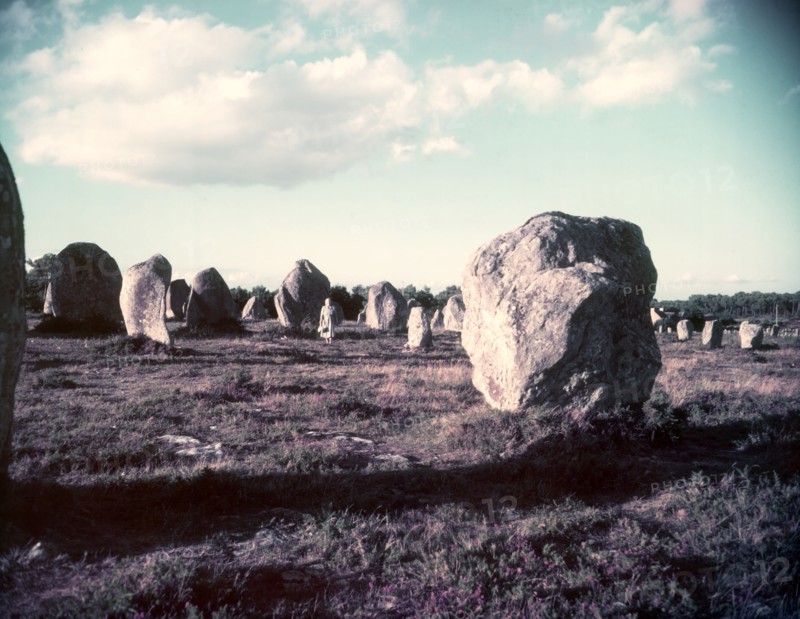 Druid stones, Carnac, Brittany, France, c1955. Creator: Arthur Charles Kirby Ware.