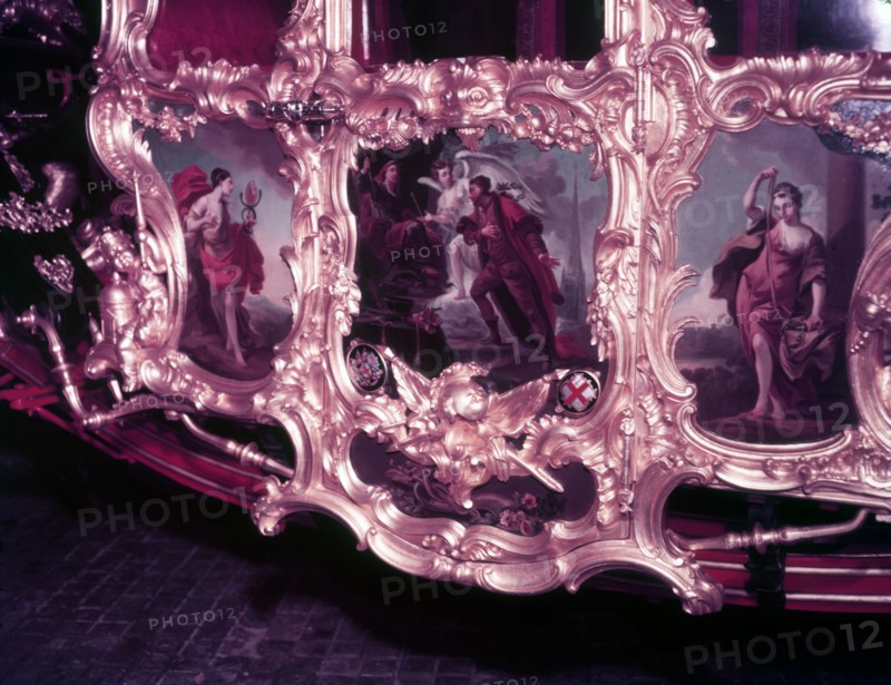 The Lord Mayor of London's State Coach, c1955.  Creator: Arthur Charles Kirby Ware.