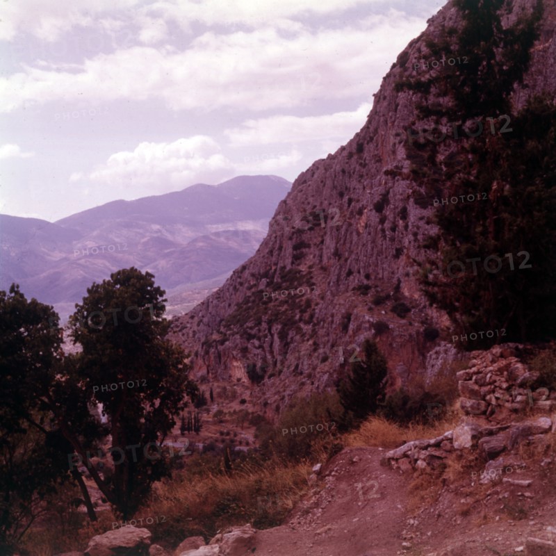 View from Mount Parnassus, Delphi, Greece, c1955. Creator: Arthur Charles Kirby Ware.