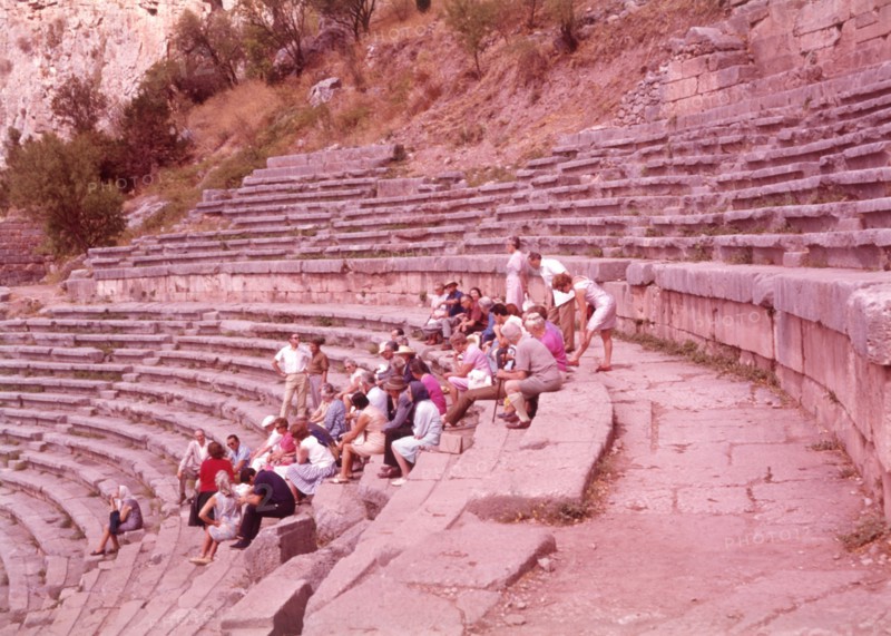 The Theatre, Delphi, Greece, c1955. Creator: Arthur Charles Kirby Ware.