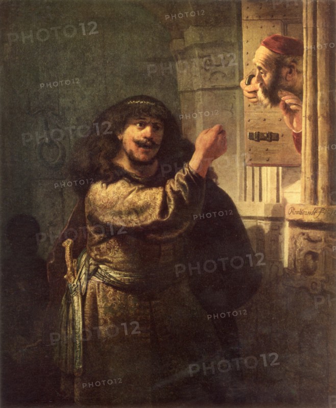 'Samson Threatening His Father-In-Law', 1635, (1967). Creator: Rembrandt Harmensz van Rijn.