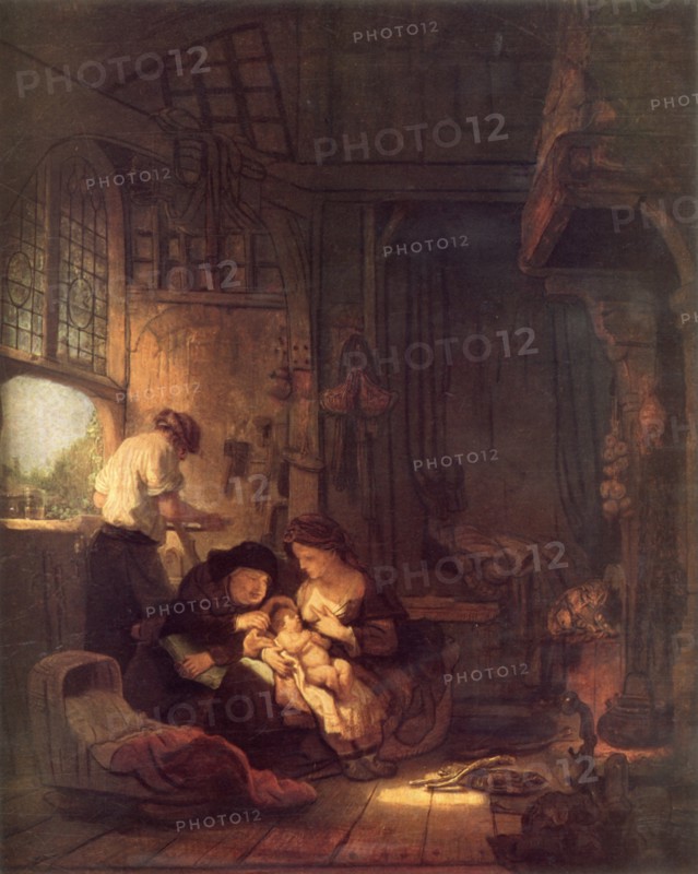'The Holy Family', 1640, (1967). Creators: School of Rembrandt van Rijn, Ferdinand Bol.