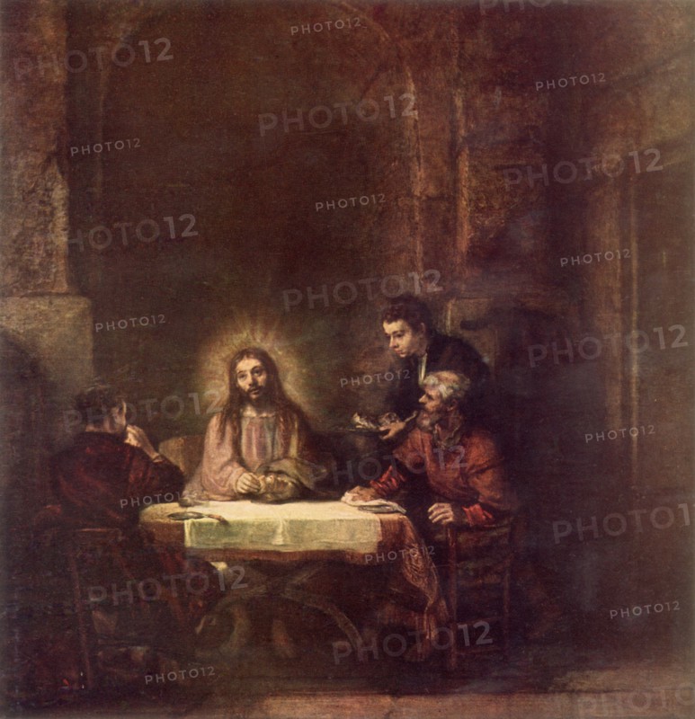 'Christ at Emmaus', 1648, (1967).  Creator: Rembrandt Harmensz van Rijn.