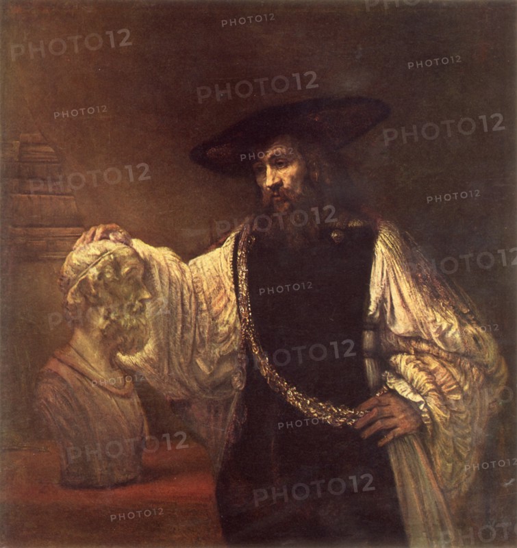 'Aristotle Contemplating the Bust of Homer', 1653, (1967).  Creator: Rembrandt Harmensz van Rijn.