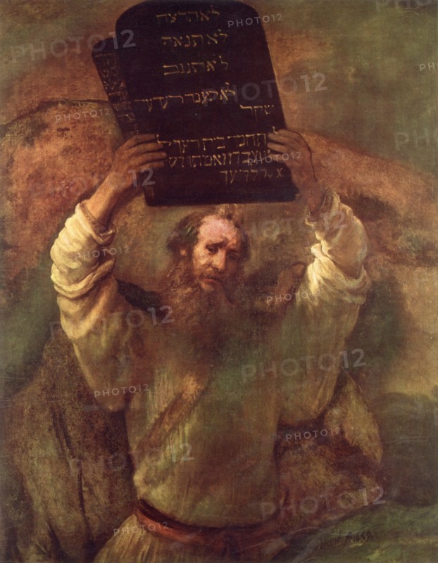 'Moses Breaking the Tablets of the Law', 1659, (1967). Creator: Rembrandt Harmensz van Rijn.
