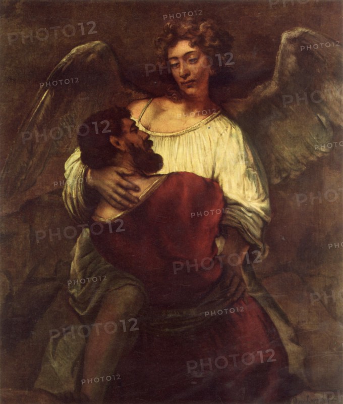 'Jacob Wrestling with the Angel', c1660, (1967).  Creator: Rembrandt Harmensz van Rijn.