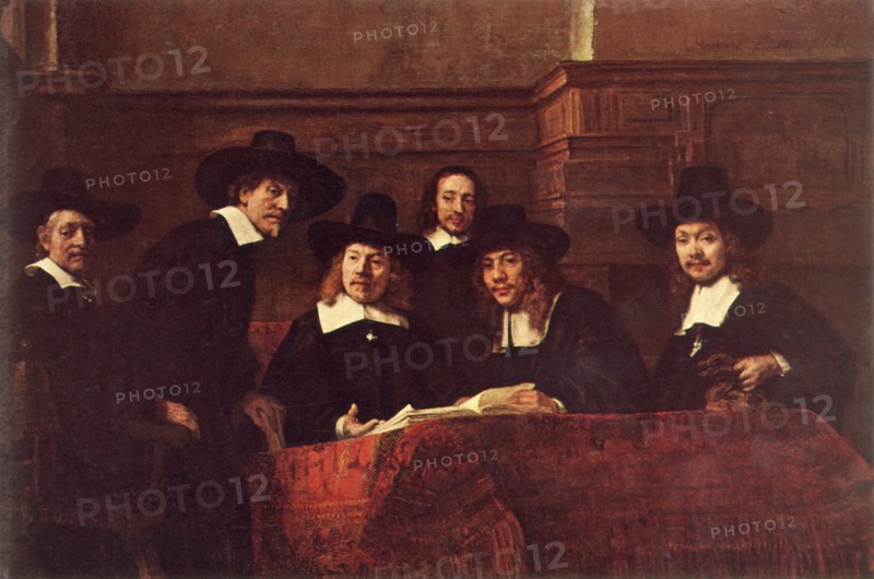 'The Syndics (The Sampling Officials of the Draper's Guild)', 1662, (1967).  Creator: Rembrandt Harmensz van Rijn.