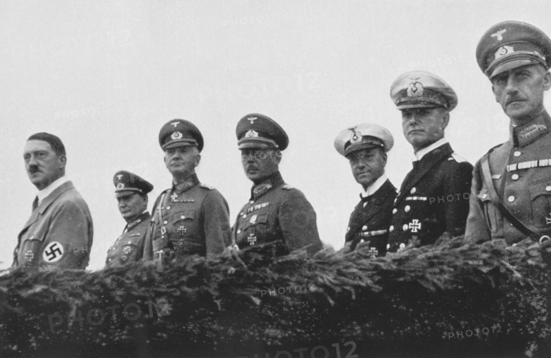 Celebrations of Germany's remilitarization operations in June 1935