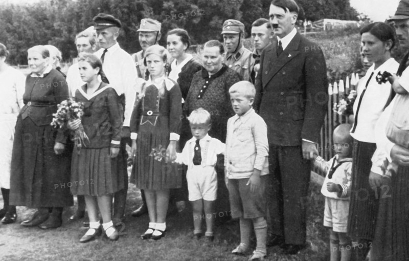 Hitler during a trip in Eastern Prussia, 1934