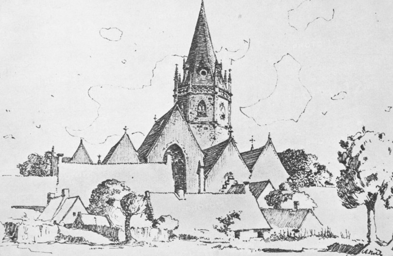 Dessin d'Hitler, Ardoye dans les Flandres, 1917