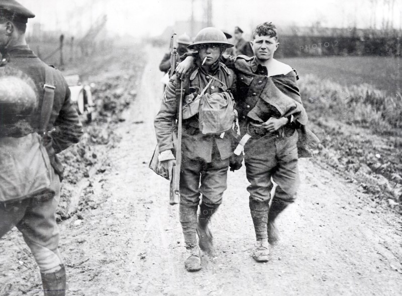 Soldats blessés
