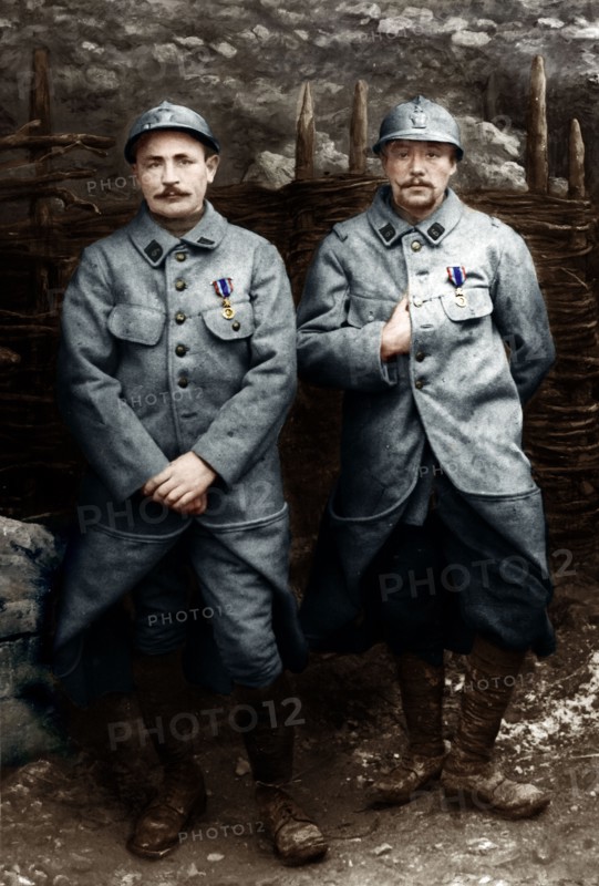 French sappers Mauduit and Cadoret