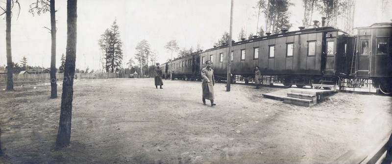 La révolution Russe, la fin tragique des Romanov. Mars 1917, c'est à Tsarskoié-Sélo que les Romanov passent captifs, les 5 mois qui suivent la révolution. Au mois d'août 1917, les Romanov sont transférés à Tobolsk. Avril 1918, après l'arrivée au pouvoir des bolcheviks, les Romanov sont de nouveau transférés de Tobolsk à Ekaterinenbourg. Dans la nuit du 16 au 17 juillet 1918 la famille Romanov est massacrée par les bolchevicks, dans la maison Ipatief.