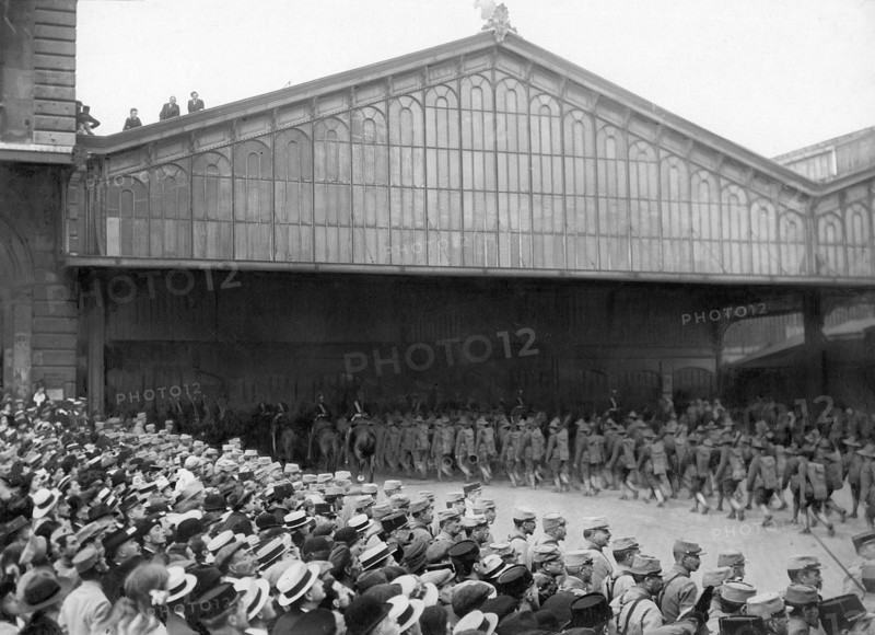 Arrivée des troupes américaines en France en 1917