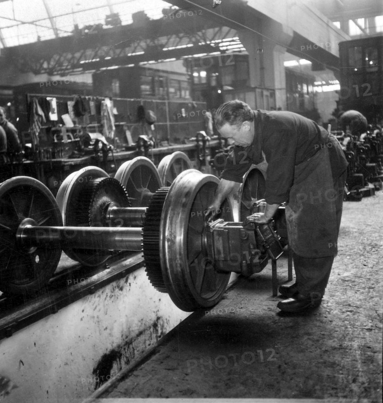 Les employés du métro parisien en 1950