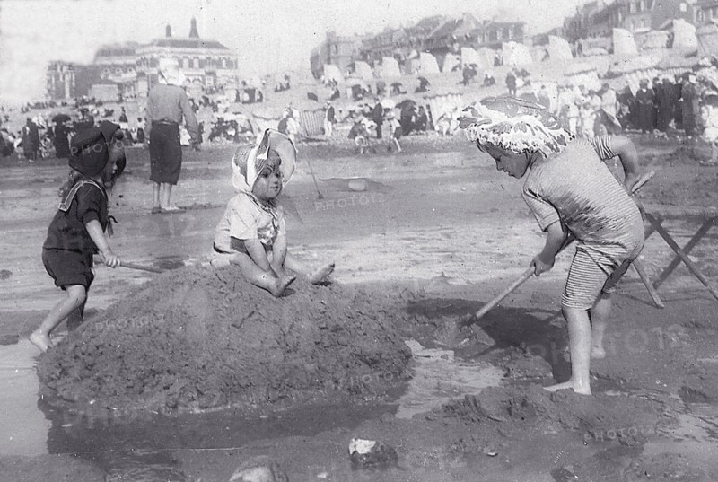 Le mois d'août sur les plages de Normandie
