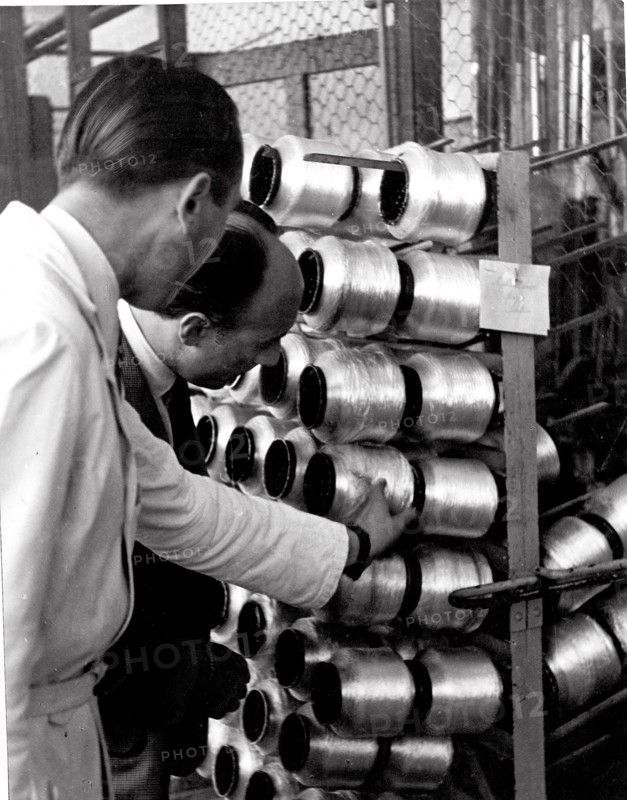 Usine textile du Nord de la France en 1948