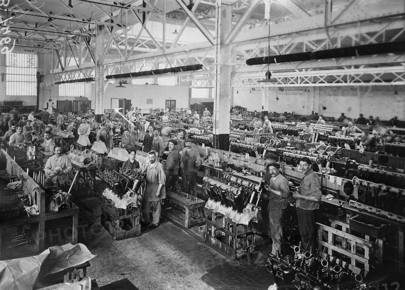 Usine Renault pendant la 1ère Guerre Mondiale