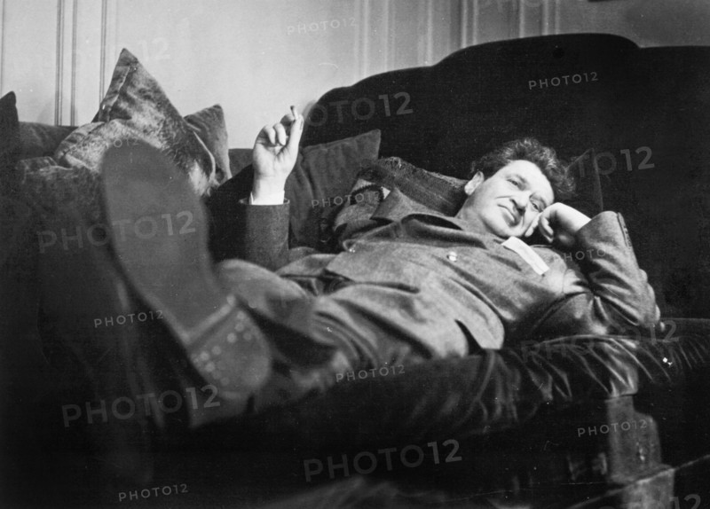 Joseph Kessel dans les années 30. (1898-1979) en tenue de soldat;