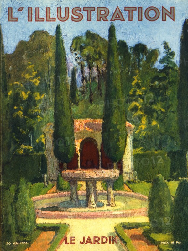 Couverture du numéro spécial de L'Illustration sur le jardin, paru le 25 mai 1932.
