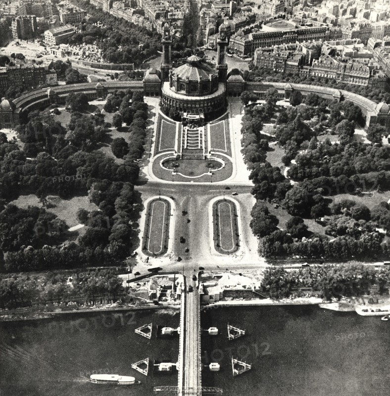 Vue aérienne de Paris, en 1935