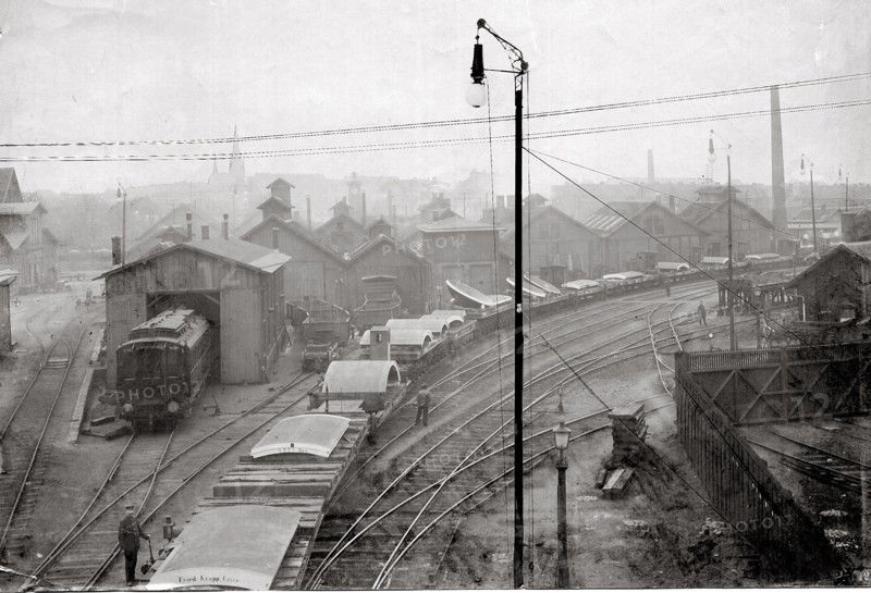 Industrie, les fabricants d'armes. Les fabricants de canons en Allemagne en 1902. Les usines Krupp à Essen dans le bassin de la Ruhr.