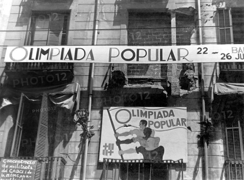 Olympiades Populaires de Barcelone, en juillet 1936