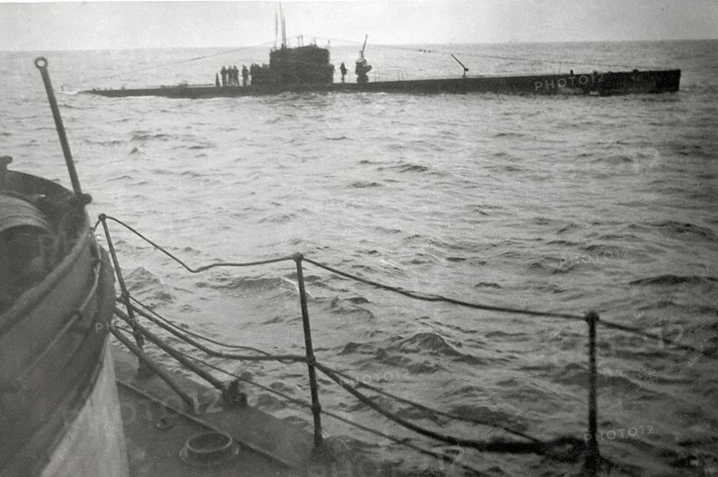 Torpedoing of a submarine from the Republican camp, 1936