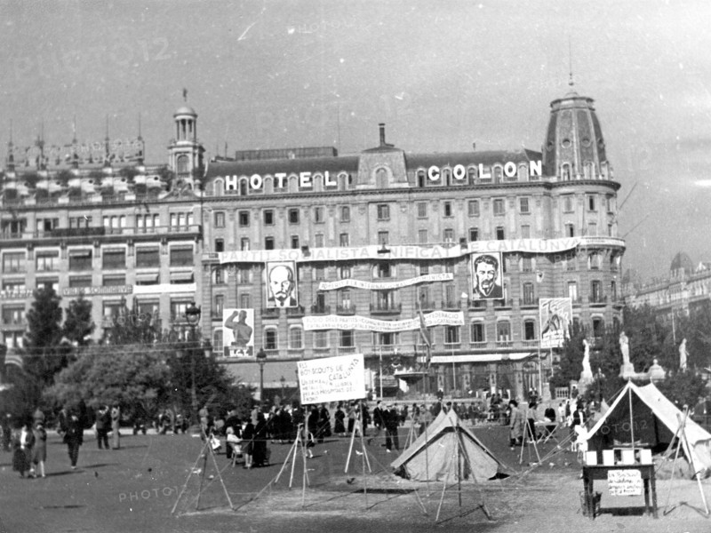 The Hotel Colon in Barcelona, 1936