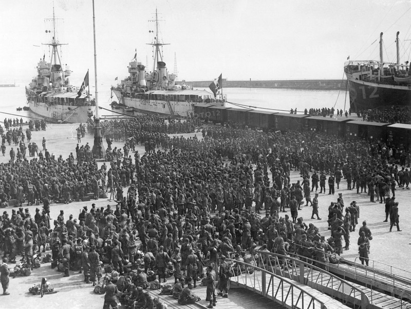 Italian legionnaires returning from the Spanish Civil War, 1938