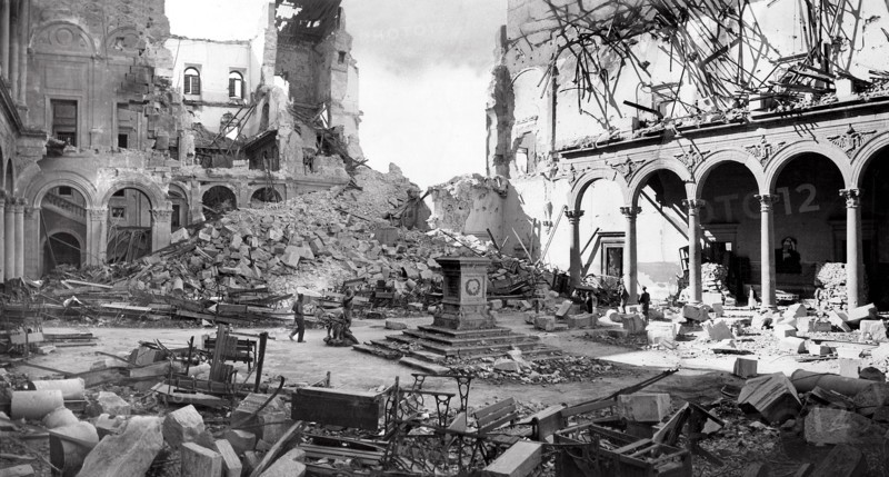 Ruins of the city of Toledo, 1936
