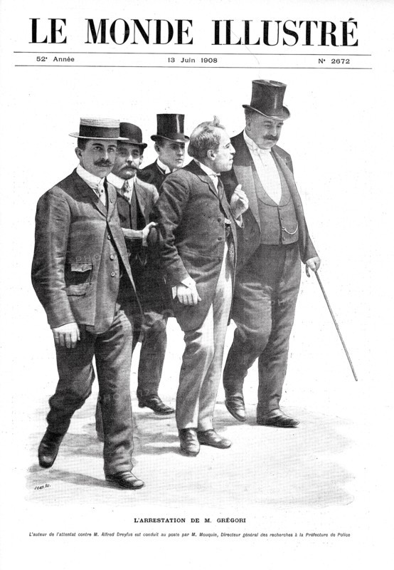 La translation des cendres de M Emile Zola au Panthéon le jeudi 4 juin 1908.
