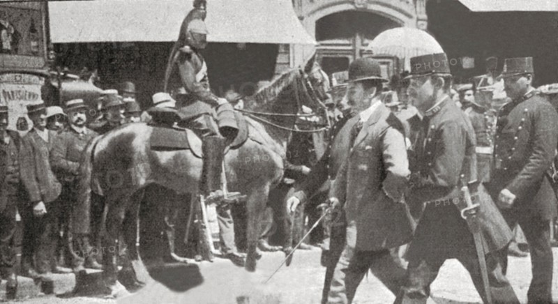La translation des cendres de M Emile Zola au Panthéon le jeudi 4 juin 1908.