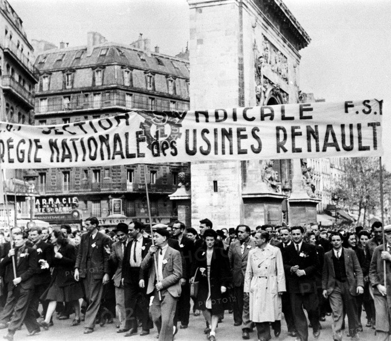 Manifestion du 1er mai 1947