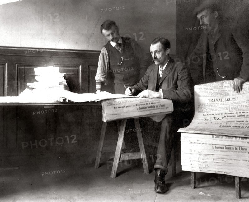 Préparatifs aux manifestations du 1er mai 1906