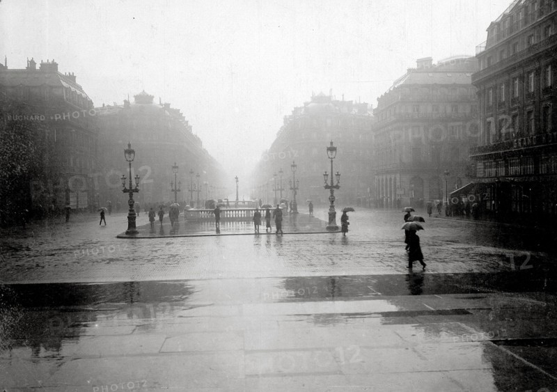 1er mai 1919 à Paris, sous la pluie