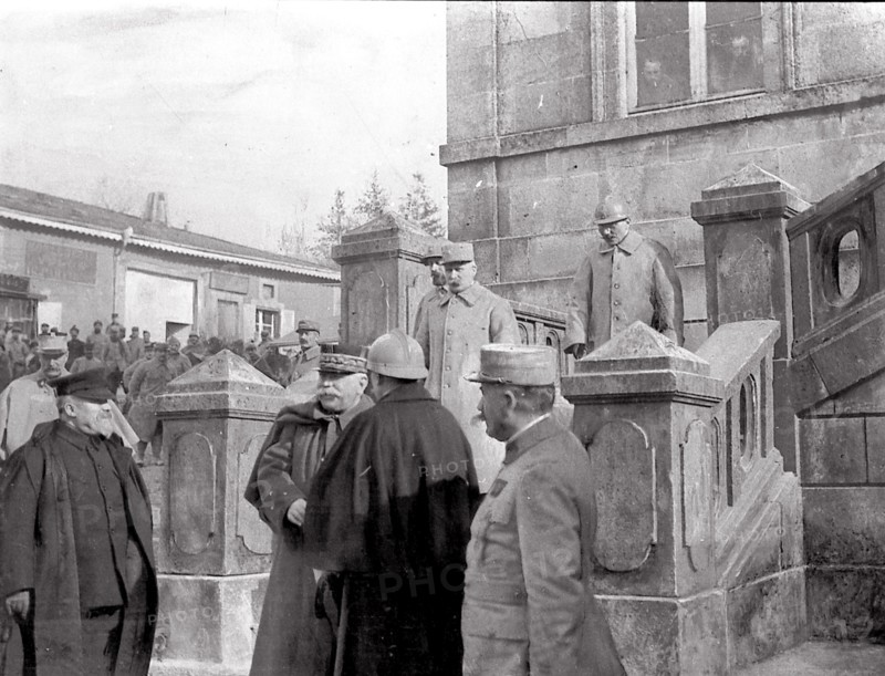 Poincaré and Joffre during the Battle of Verdun