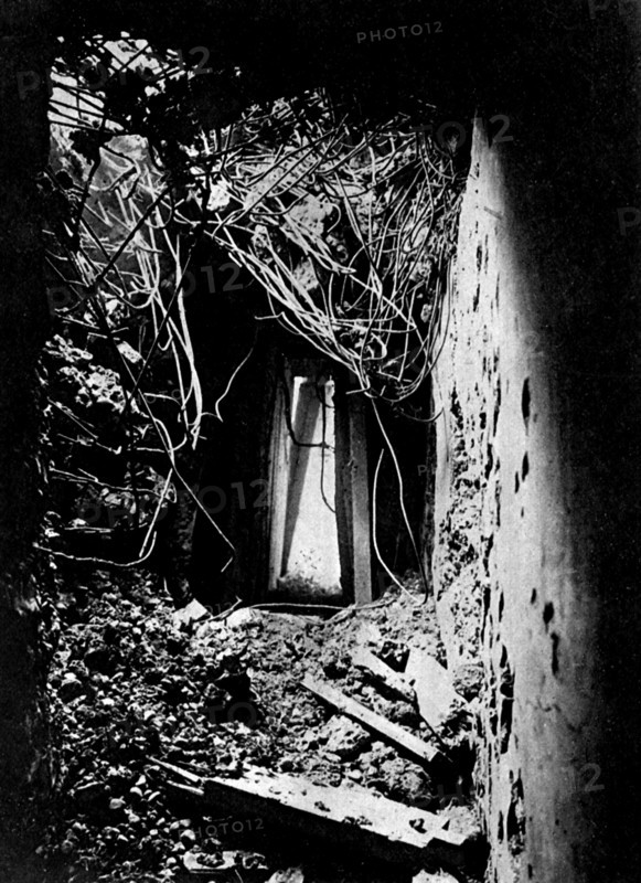 Destruction in the Fort Douaumont, 1916