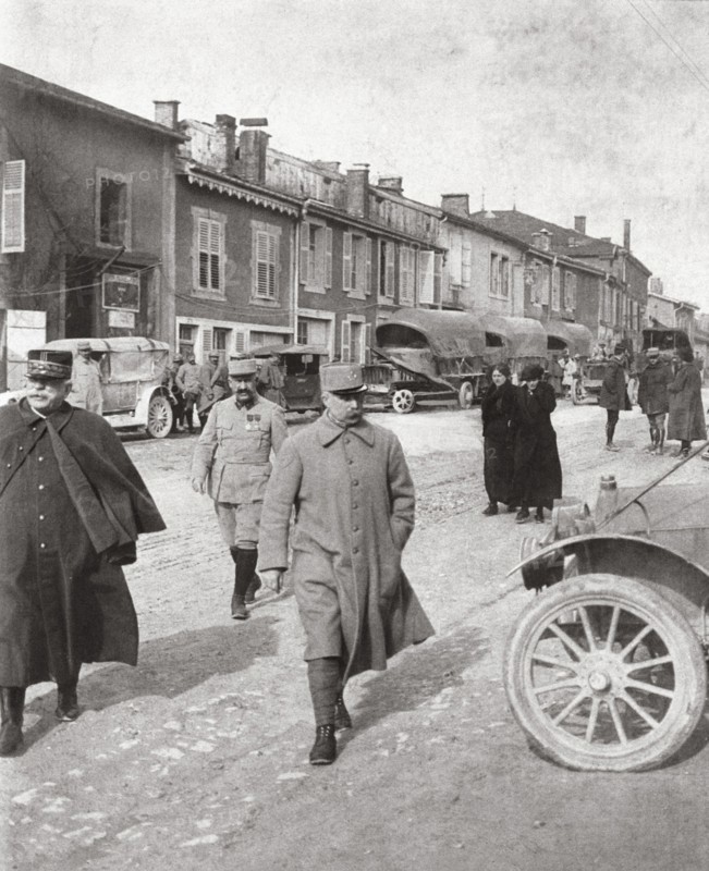 Joffre and Petain during the Battle of Verdun