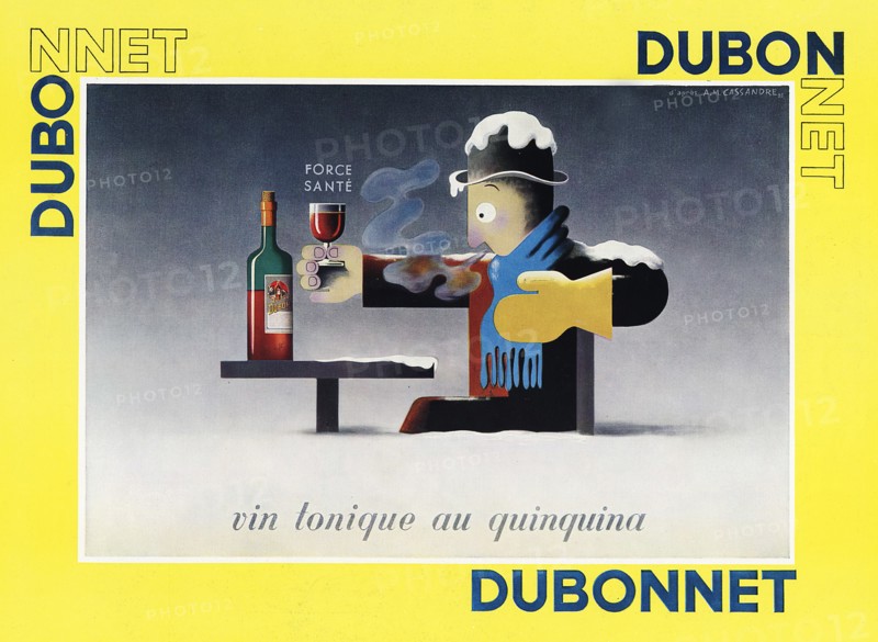 Publicité dans les années 1930.1940 pour l'alcool.